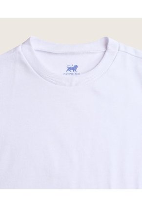 Camiseta Interior Para Niño Interior M/C Lisa C/R Color Blanco Marca Patprimo #59202Tp