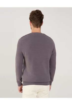 Saco Para Hombre Cuello Redondo Color Gris Oscuro Marca Patprimo #44330219