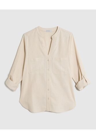 Blusa  Para Mujer Manga Larga Color Beige Marca Patprimo #30123633 Patprimo