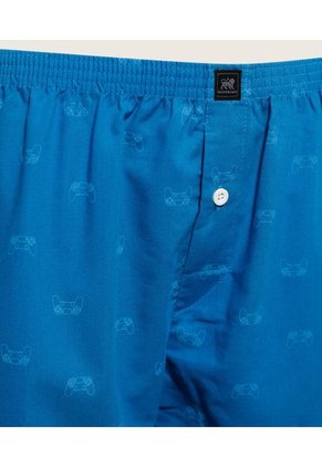 Boxer Para Niño Bragueta Color Azul Rey Marca Patprimo #63000046