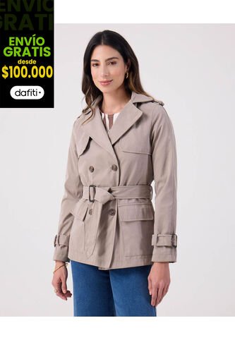 Chaqueta Para Mujer Trench Color Gris Marca Patprimo #30080567 Patprimo
