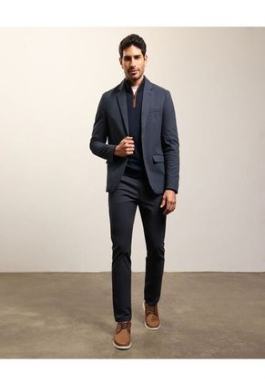 Blazer Clasico   Para Hombre Azul Patprimo