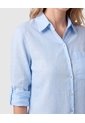 Blusa De Mujer Con Bolsillo  Para Mujer Azul Patprimo de Patprimo