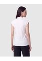 Camiseta Cuello Alto Texturizada Mujer  Para Mujer Blanco Patprimo de Patprimo