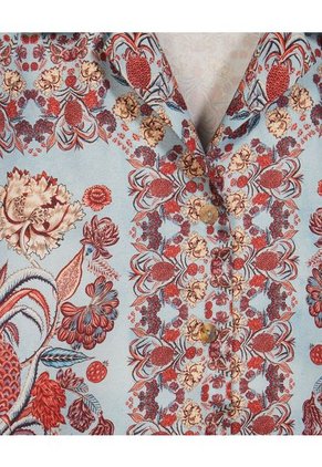 Camisa Para Mujer Manga Corta Color Azul Claro Marca Patprimo #30010654