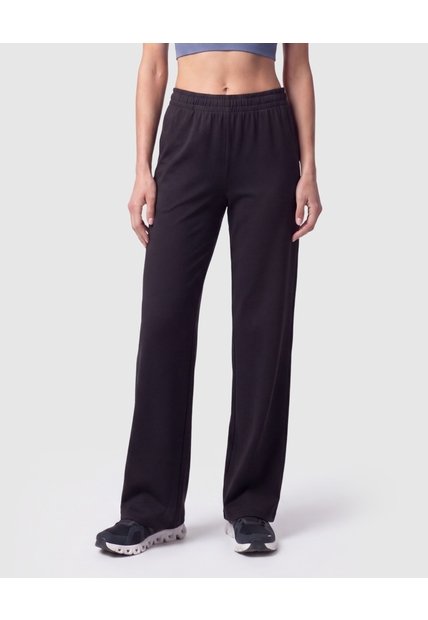 Pantalón Deportivo Bota Recta Mujer  Para Mujer Negro Patprimo