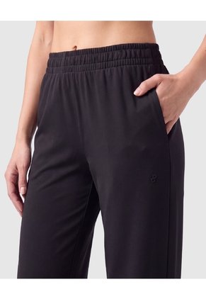 Pantalón Deportivo Bota Recta Mujer Para Mujer Negro Patprimo