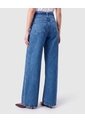 Jean Wide Leg Tiro Alto Mujer  Para Mujer Azul Patprimo de Patprimo
