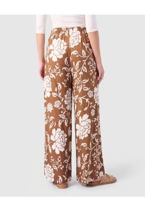 Pantalón Fluido Bota Ancha Mujer  Para Mujer Café Patprimo