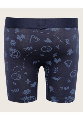 Boxer Para Niño Fleat Seamer Color Azul  Marca Patprimo #66000083