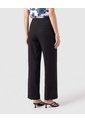 Pantalón De Mujer De Corte Recto  Para Mujer Negro Patprimo de Patprimo
