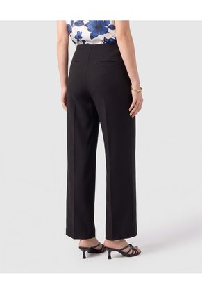 Pantalón De Mujer De Corte Recto Para Mujer Negro Patprimo