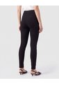 Leggings Tiro Alto Con Botones Mujer  Para Mujer Negro Patprimo de Patprimo