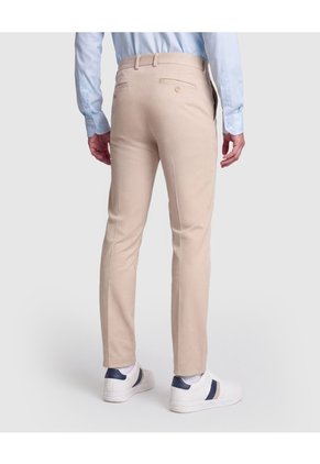 Pantalón De Corte Clásico Para Hombre Para Hombre Beige Patprimo