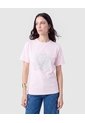 Camiseta Manga Corta Gráfica Mujer  Para Mujer Rosa Patprimo de Patprimo