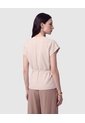 Blusa Cruzada Con Amarre Mujer  Para Mujer Beige Patprimo de Patprimo