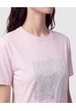 Camiseta Manga Corta Gráfica Mujer  Para Mujer Rosa Patprimo de Patprimo