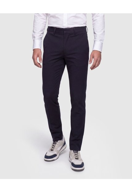 Pantalón De Corte Clásico Para Hombre  Para Hombre Azul Patprimo