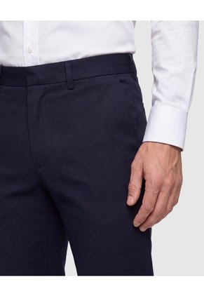 Pantalón De Corte Clásico Para Hombre  Para Hombre Azul Patprimo