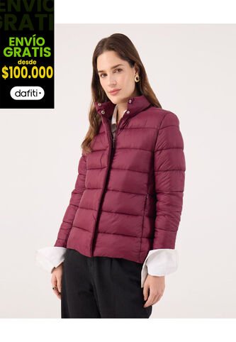 Chaqueta Para Mujer Acolchada Color Vino Marca Patprimo #30080563 Patprimo
