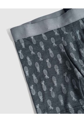 Boxer Cinturilla Alto Relieve Para Niño  Infantil Niño Gris Patprimo