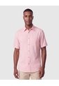 Camisa Manga Corta Texturizada Hombre  Para Hombre Rosa Patprimo de Patprimo