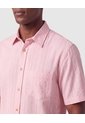 Camisa Manga Corta Texturizada Hombre  Para Hombre Rosa Patprimo de Patprimo