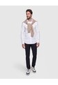 Camisa Clásica Manga Larga Hombre  Para Hombre Blanco Patprimo de Patprimo