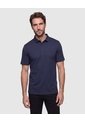 Polo Unicolor Regular Para Hombre  Para Hombre Azul Patprimo de Patprimo