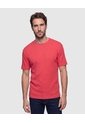 Camiseta Texturizada Manga Corta Para Hombre  Para Hombre Rojo Patprimo de Patprimo