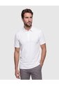 Polo Unicolor Regular Para Hombre  Para Hombre Blanco Patprimo de Patprimo