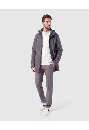 Polo Unicolor Regular Para Hombre  Para Hombre Blanco Patprimo