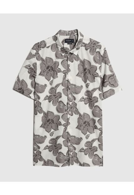 Camisa Para Hombre Manga Corta Sin Bolsillo Color Hueso Marca Patprimo #44013013