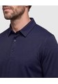 Polo Unicolor Regular Para Hombre  Para Hombre Azul Patprimo de Patprimo
