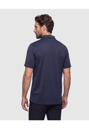 Polo Unicolor Regular Para Hombre  Para Hombre Azul Patprimo