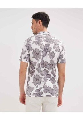 Camisa Para Hombre Manga Corta Sin Bolsillo Color Hueso Marca Patprimo #44013013