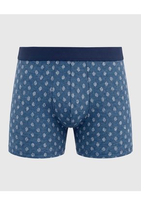 Boxer Cinturilla Alto Relieve Para Niño Infantil Niño Azul Patprimo