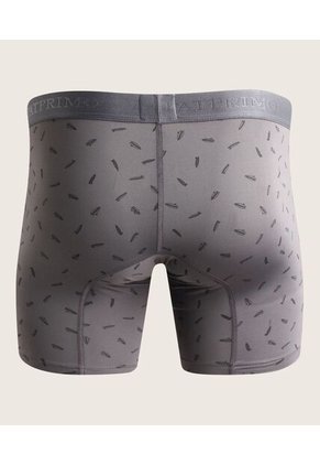 Boxer X1 Para Hombre Fleat Seamer Medio Color Gris Marca Patprimo #44000194