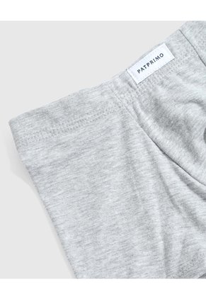 Boxer Cinturilla Encubierta Para Niño  Infantil Niño Gris Patprimo