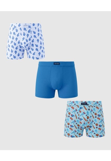 Pack X3 Boxers Para Niño  Infantil Niño Surtido Patprimo