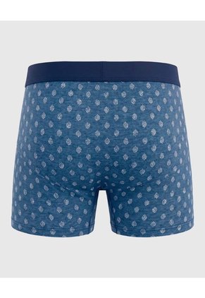Boxer Cinturilla Alto Relieve Para Niño Infantil Niño Azul Patprimo