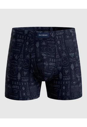 Boxer Estampado Cinturilla Encubierta Para Niño Infantil Niño Azul Patprimo