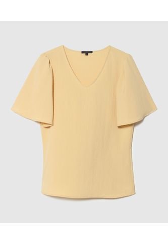 Blusa Manga Corta Mujer Patprimo Amarillo 30123128-160 Patprimo