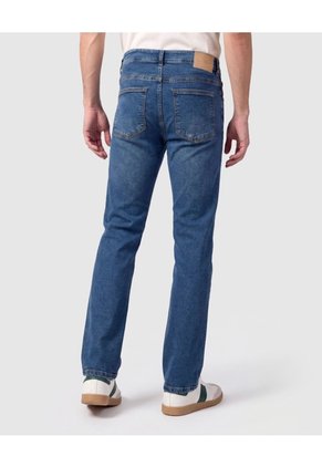 Jeans Regular Fit Azul Medio Para Hombre  Para Hombre Azul Patprimo