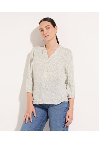 Blusa Para Mujer Manga 3/4 Color Verde  Marca Patprimo #30123062 Patprimo