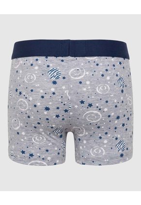 Boxer Costura Expuesta Para Niño  Infantil Niño Gris Patprimo