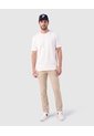 Camiseta Texturizada Manga Corta Para Hombre  Para Hombre Blanco Patprimo de Patprimo