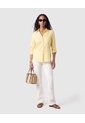 Blusa De Mujer Con Bolsillo  Para Mujer Amarillo Patprimo de Patprimo