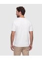Camiseta Texturizada Manga Corta Para Hombre  Para Hombre Blanco Patprimo de Patprimo