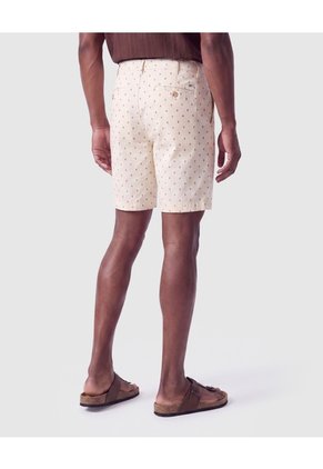 Bermuda Estampada Casual Hombre  Para Hombre Beige Patprimo